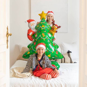 Balão de Ar Pinheiro Natal 153cm